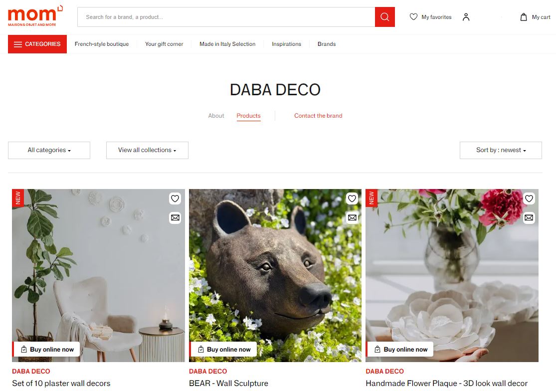 maison object online store for wall decorations