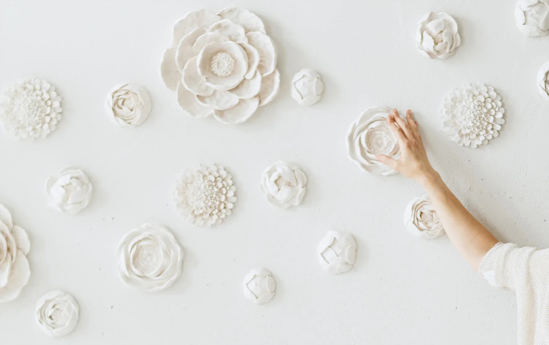 Floral wall art by DABA Deco enhancing modern interior design