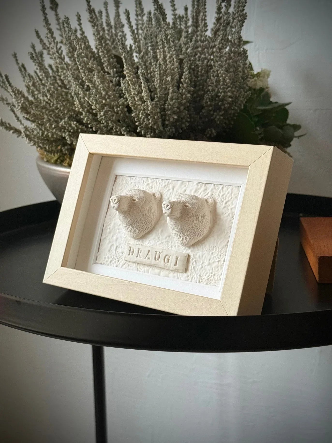Framed Bear Decor for Interior Design by DABA Deco