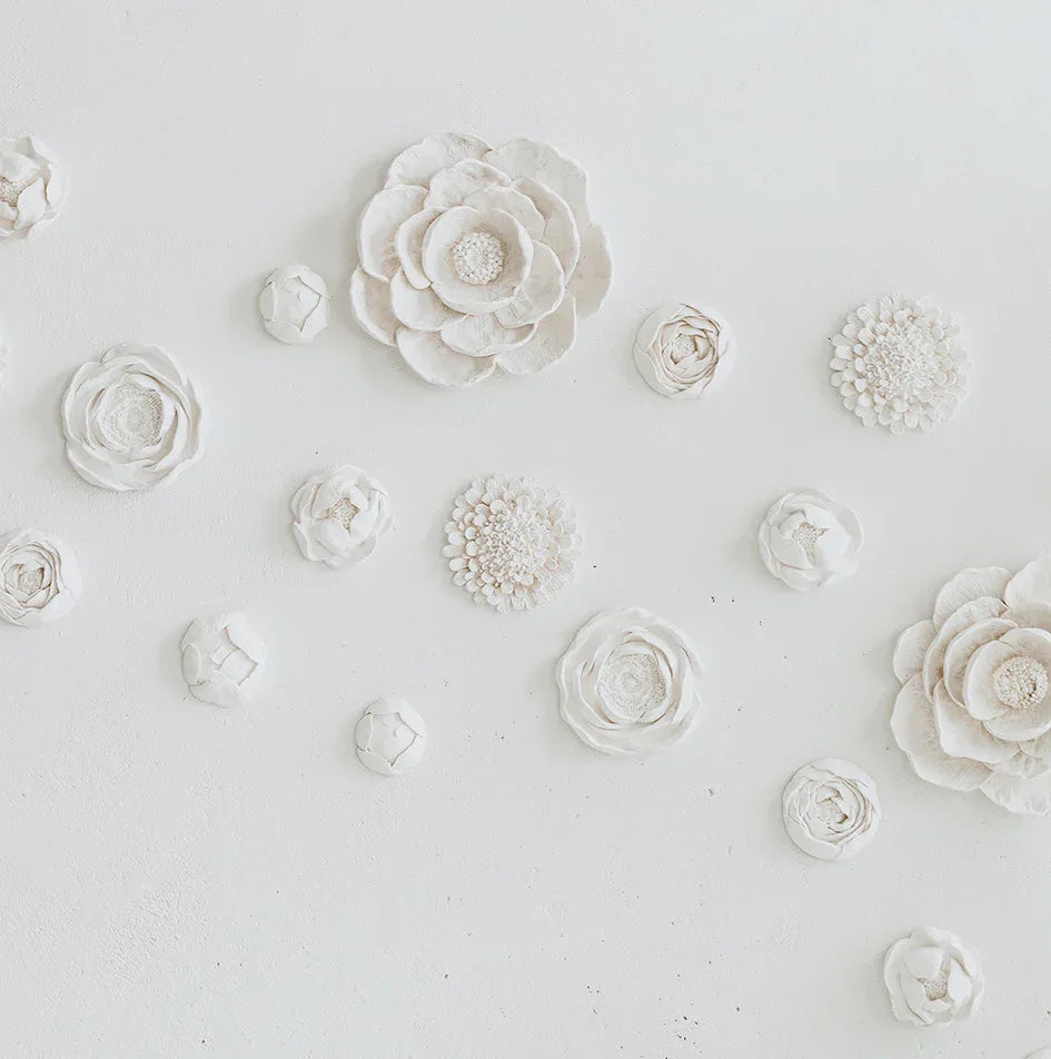 Floral wall art by DABA Deco for refined interior design